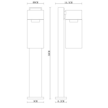 Globo - Āra lampa 1xE27/40W/230V 50 cm IP44