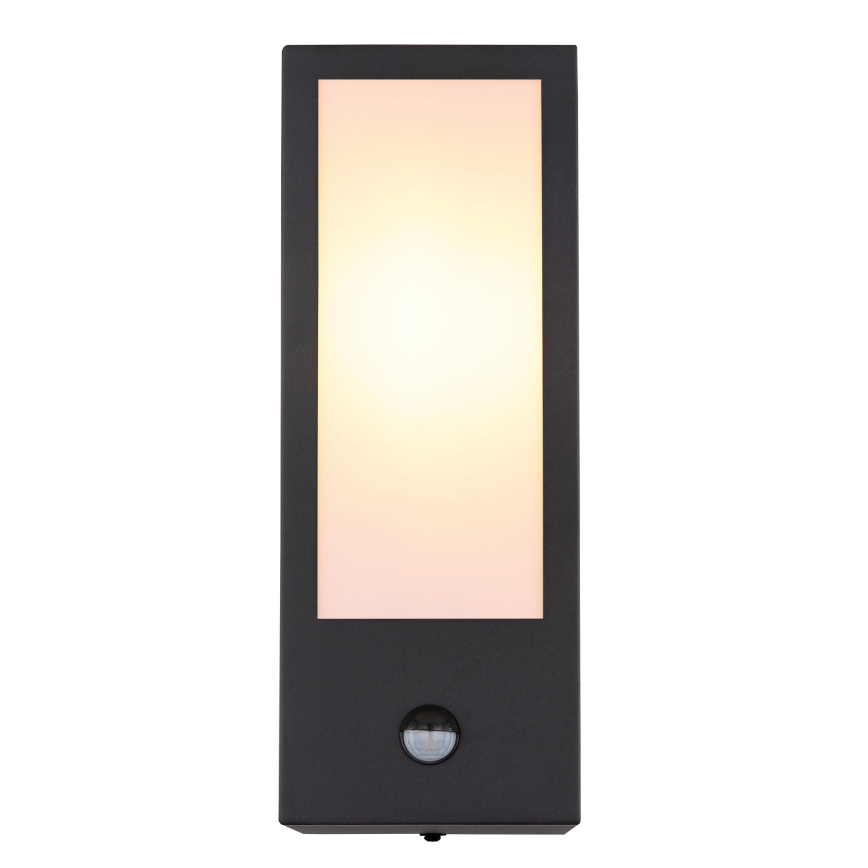 Globo sienas lampa ar sensoru 1xE27/60W/230V IP44