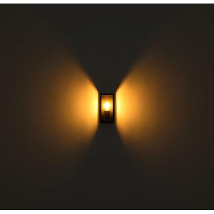 Globo - Āra sienas lampa 1xE27/60W/230V IP44 melna