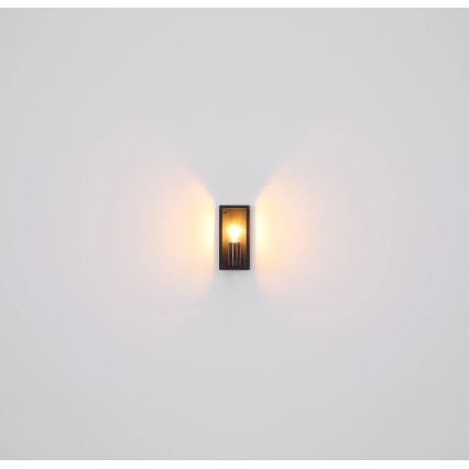 Globo - Āra sienas lampa 1xE27/60W/230V IP44 melna