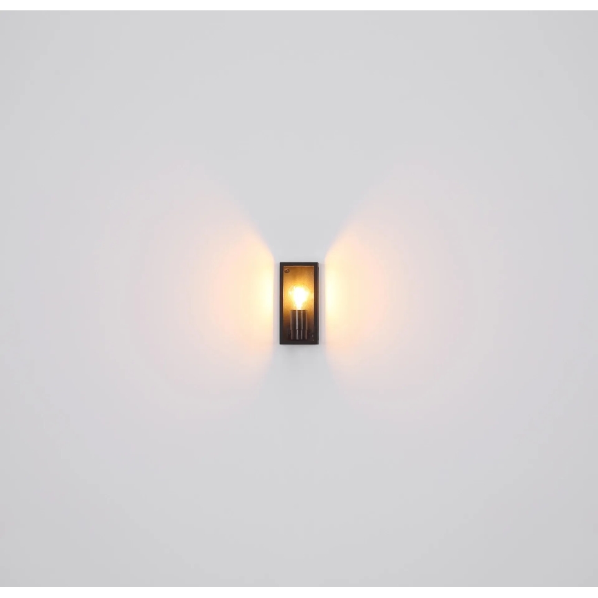 Globo - Āra sienas lampa 1xE27/60W/230V IP44 melna
