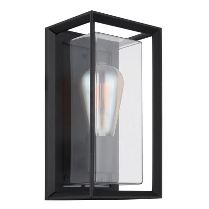 Globo - Āra sienas lampa 1xE27/60W/230V IP44 melna
