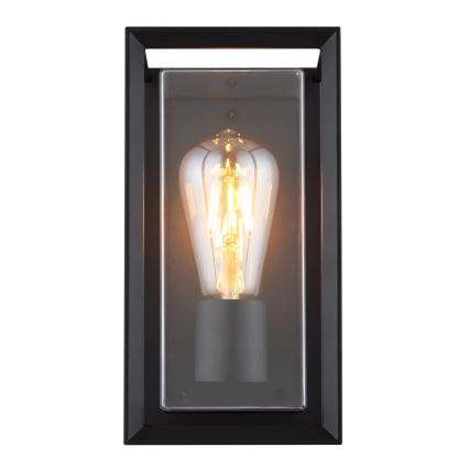 Globo - Āra sienas lampa 1xE27/60W/230V IP44 melna