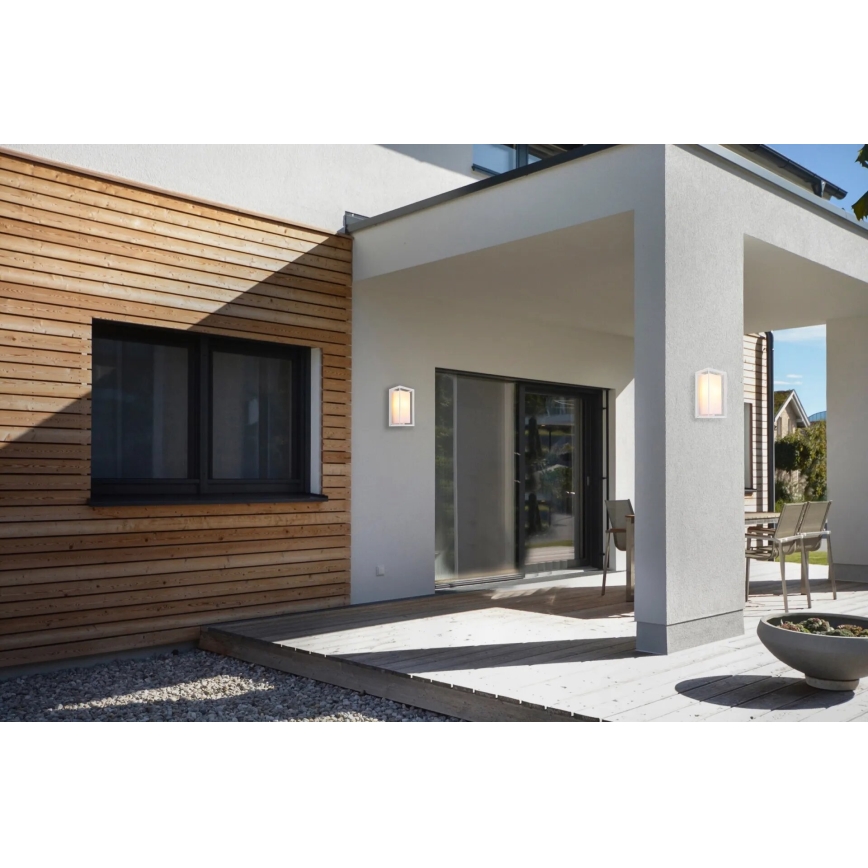 Globo - Āra sienas lampa 1xE27/60W/230V IP44 balta