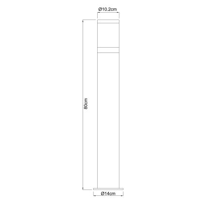 Globo - Āra lampa 1xE27/60W/230V IP44