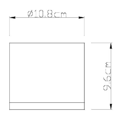 Globo - Āra griestu lampa 1xGX53/11W/230V IP44