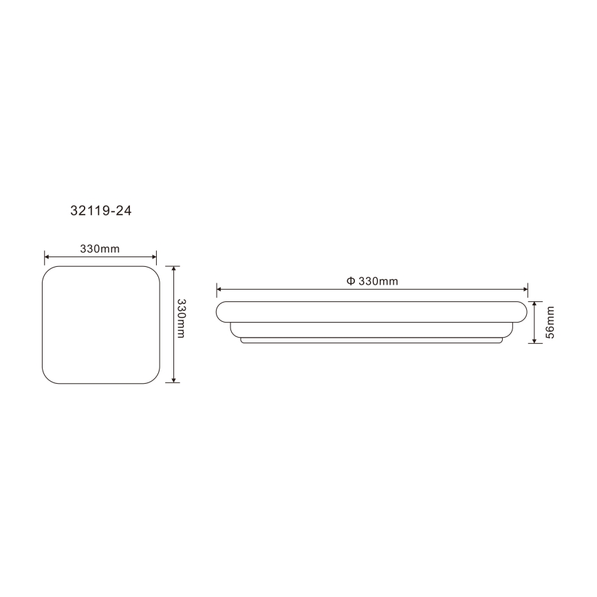 Globo - LED Āra griestu lampa LED/24W/230V IP54