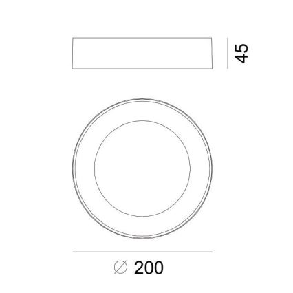 Globo - LED Āra griestu gaismeklis LED/12W/230V IP54