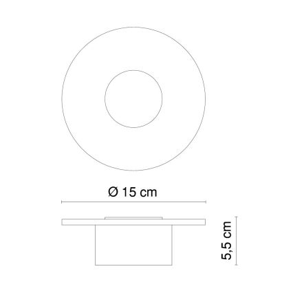 GLOBO 32401 - LED āra gaismeklis DANA 10xLED/0,06W/3V/230V IP44