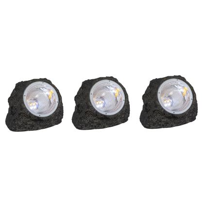 Globo - KOMPLEKTS 3x LED Saules enerģijas lampa LED/1,2V IP44