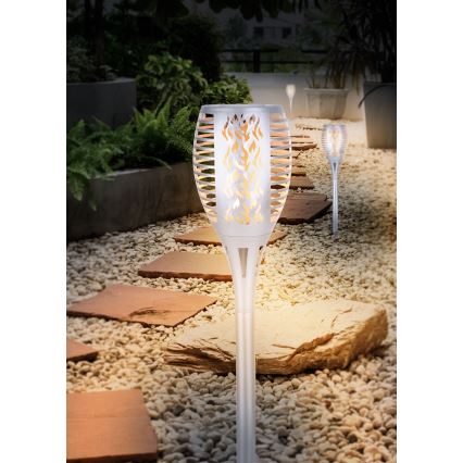 Globo - LED Saules enerģijas lampa LED/3,6W/3V 1800K IP44 spīdīgi hromēts