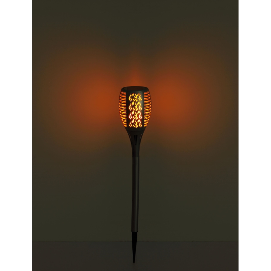 Globo - LED Saules enerģijas lampa LED/3,6W/3V 1800K IP44 spīdīgi hromēts