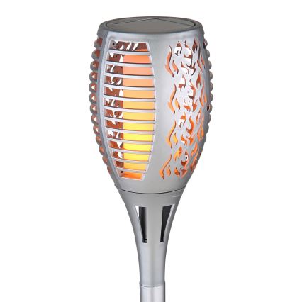 Globo - LED Saules enerģijas lampa LED/3,6W/3V 1800K IP44 spīdīgi hromēts