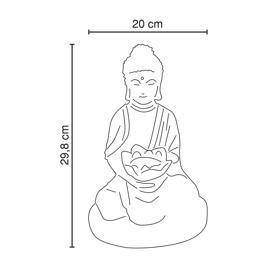 GLOBO - LED Saules apgaismojums LED/0,06W IP44 600 mAh