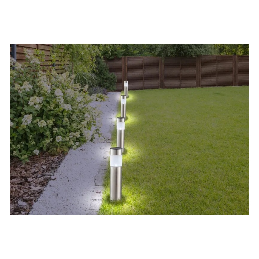 Globo - KOMPLEKTS 4x LED Saules enerģijas lampa LED/0,07W/3V IP44 600 mAh