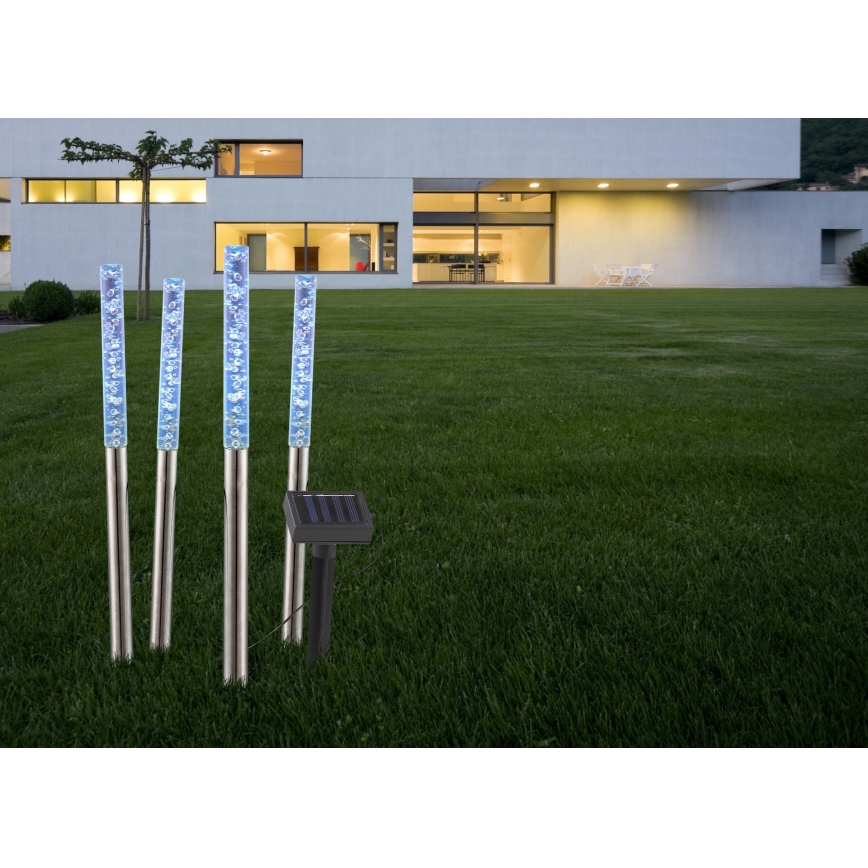 Globo - KOMPLEKTS 4x LED Saules enerģijas lampa 4xLED/0,07W IP44