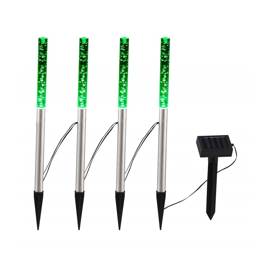 Globo - KOMPLEKTS 4x LED Saules enerģijas lampa 4xLED/0,07W IP44