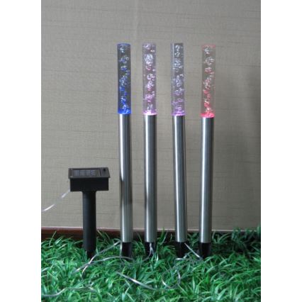 Globo - KOMPLEKTS 4x LED Saules gaismeklis 4xLED/0,07W IP44 600 mAh