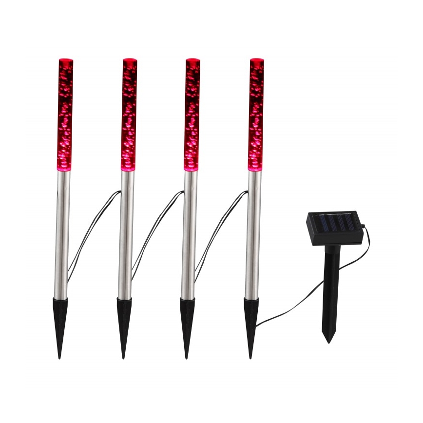 Globo - KOMPLEKTS 4x LED Saules gaismeklis 4xLED/0,07W IP44 600 mAh