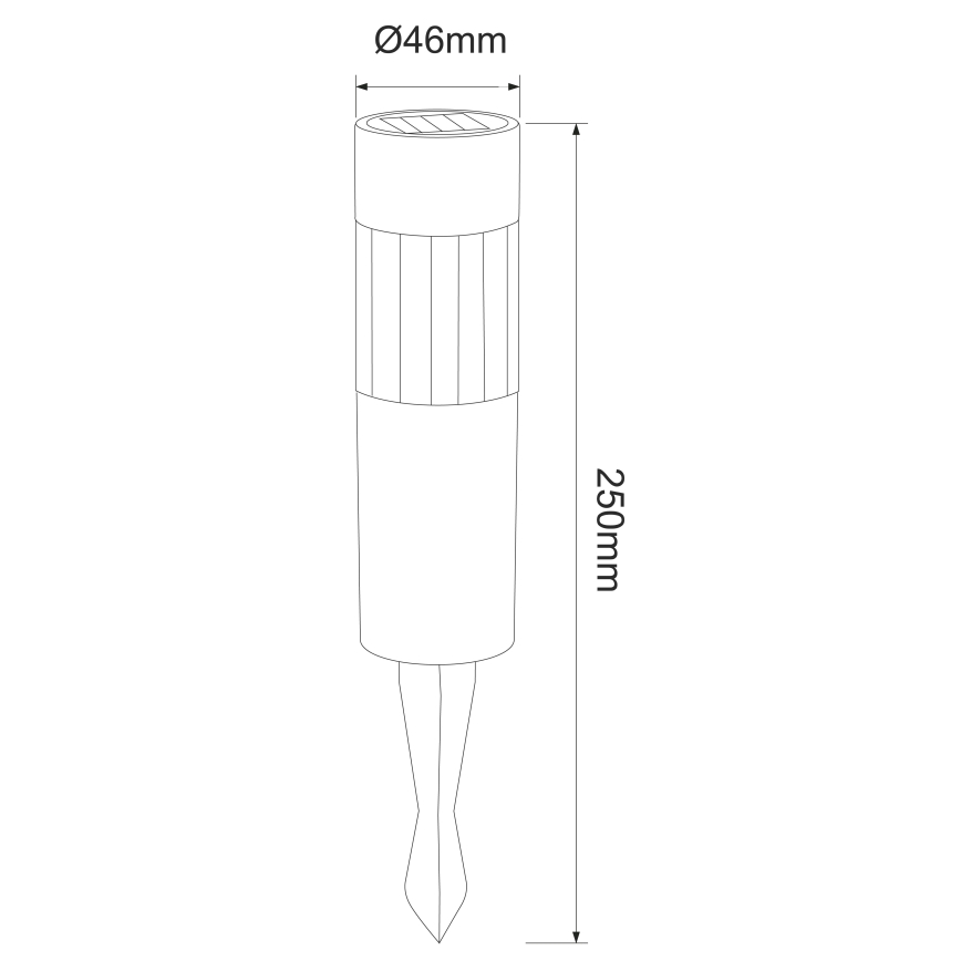 Globo - KOMPLEKTS 4x LED Saules enerģijas lampa LED/0,06W/3,2V IP44 100 mAh