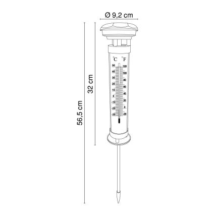 Globo - LED Saules enerģijas lampa LED/0,06W IP44