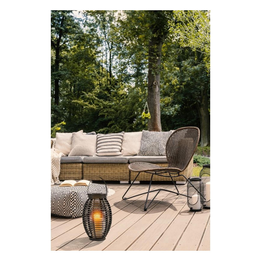 Globo - LED Saules enerģijas lampa LED/0,06W/3,2V IP44 rotangpalma