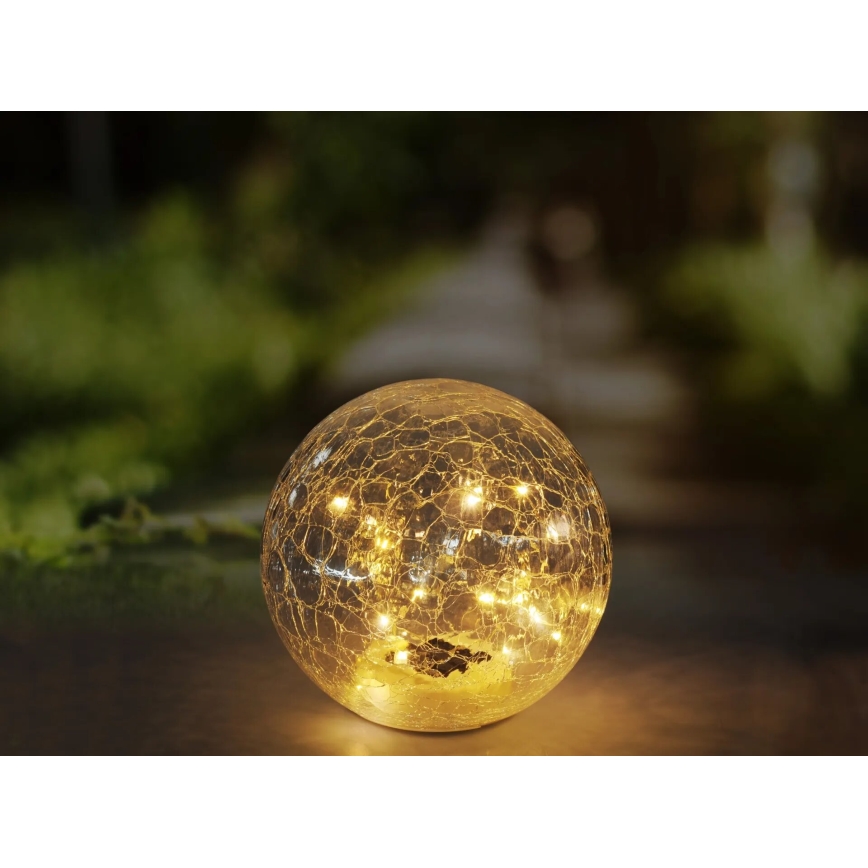 Globo - LED Saules lampa 20xLED/0,06W/3,2V diam. 19,5 cm IP44 600 mAh