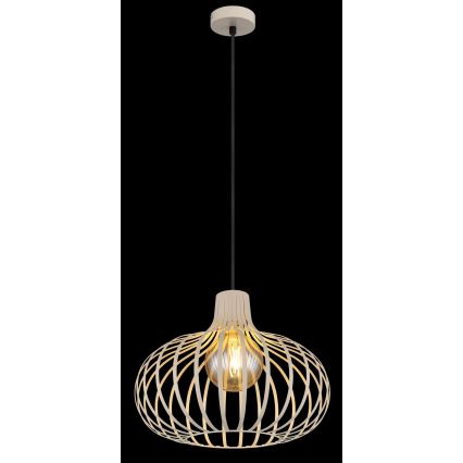 Globo - karājoša lustra uz vada 1xE27/40W/230V bēša