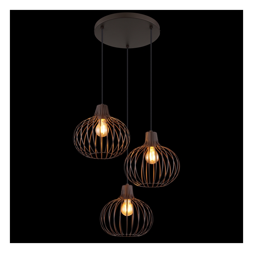 Globo - Pakarināma lustra uz vada 3xE27/40W/230V