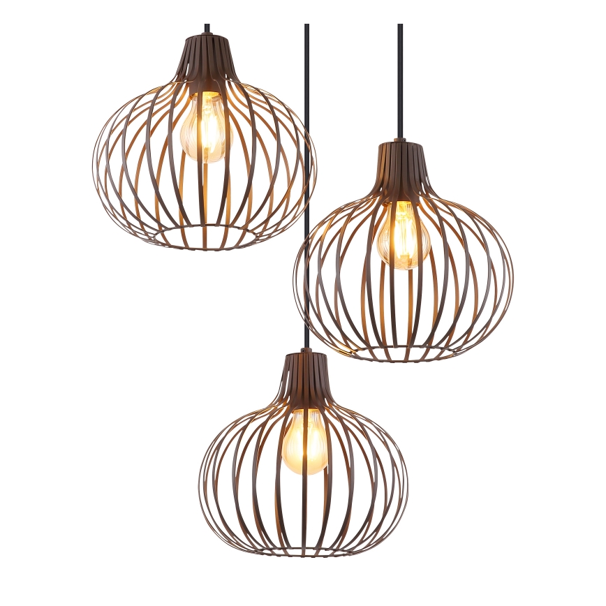 Globo - Pakarināma lustra uz vada 3xE27/40W/230V