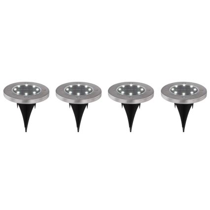 Globo - KOMPLEKTS 4x LED Saules enerģijas lampa LED/0,1W/3V IP44