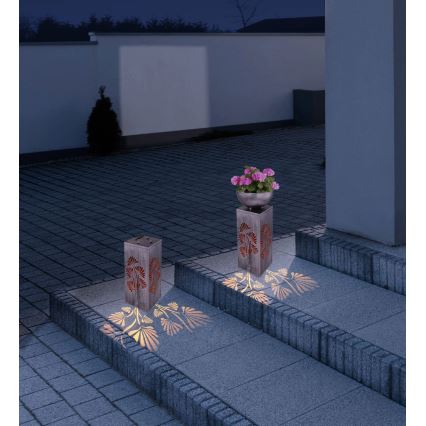 Globo - LED saules gaismeklis ar puķupodu LED/3V IP44 300 mAh