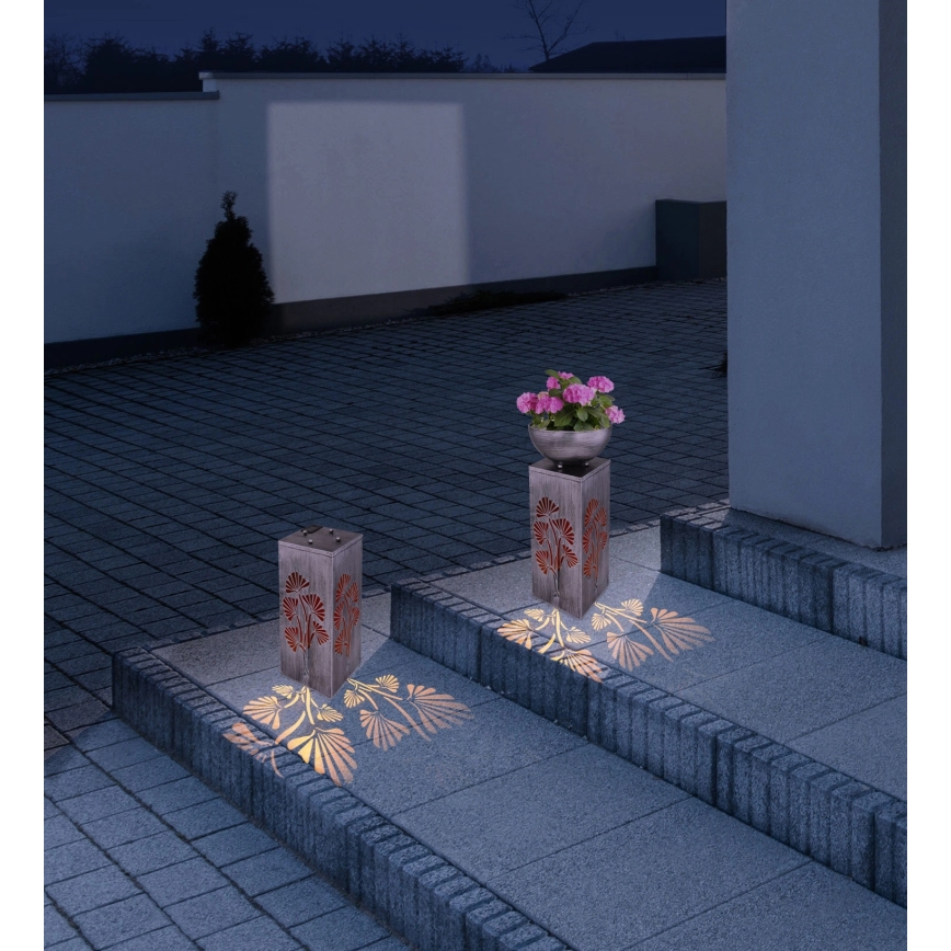 Globo - LED saules gaismeklis ar puķupodu LED/3V IP44 300 mAh