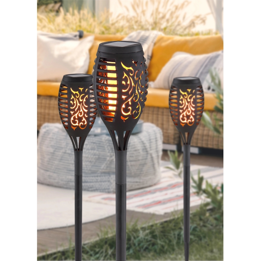 Globo - KOMPLEKTS 3x LED Saules enerģijas lampa LED/0,1W/3V IP44 200 mAh