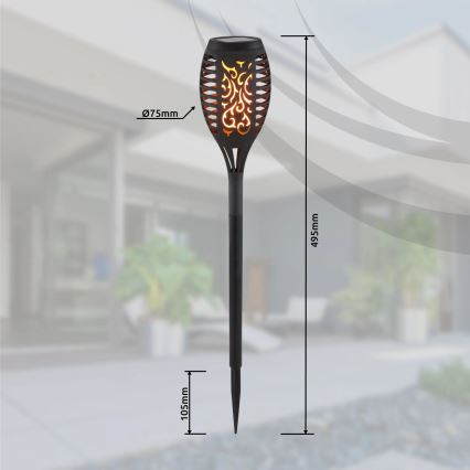 Globo - KOMPLEKTS 3x LED Saules enerģijas lampa LED/0,1W/3V IP44 200 mAh