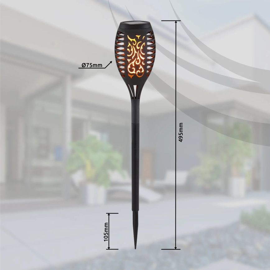 Globo - KOMPLEKTS 3x LED Saules enerģijas lampa LED/0,1W/3V IP44 200 mAh