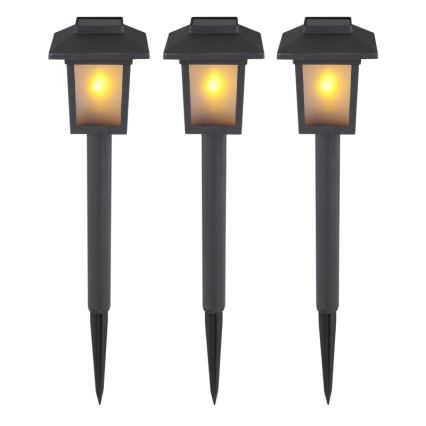 Globo - KOMPLEKTS 3x LED Saules enerģijas lampa 3xLED/1,2V IP44