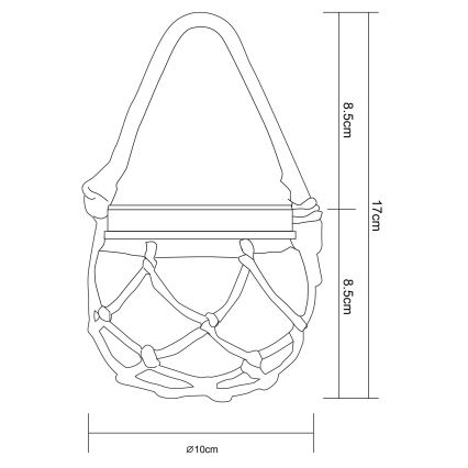 Globo - LED Saules enerģijas lampa LED/0,06W/3,2V IP44