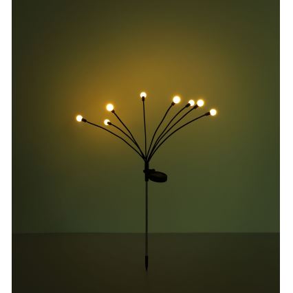 Globo - LED Saules enerģijas lampa 8xLED/0,06W/3,2V 3000K IP44
