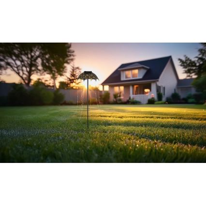 Globo - LED saules gaismeklis, LED/3V, IP44, 300 mAh, lietussargs