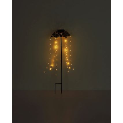 Globo - LED saules gaismeklis, LED/3V, IP44, 300 mAh, lietussargs