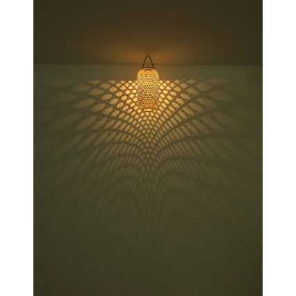 Globo - LED Saules enerģijas lampa LED/0,06W/3V bambusa IP44 600 mAh