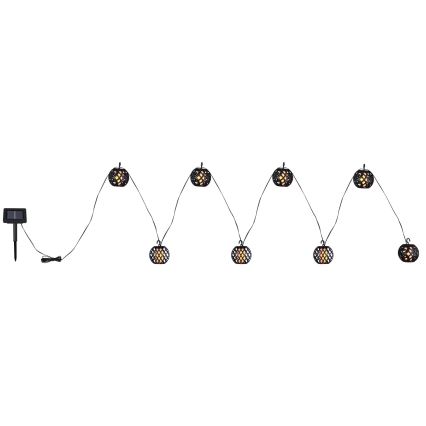 Globo - LED Saules enerģijas dekoratīva virtene 98xLED/0,1W/3V 410 cm IP44