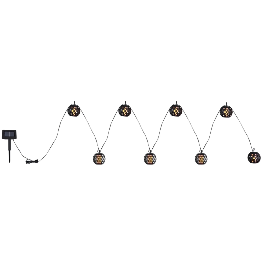 Globo - LED Saules enerģijas dekoratīva virtene 98xLED/0,1W/3V 410 cm IP44