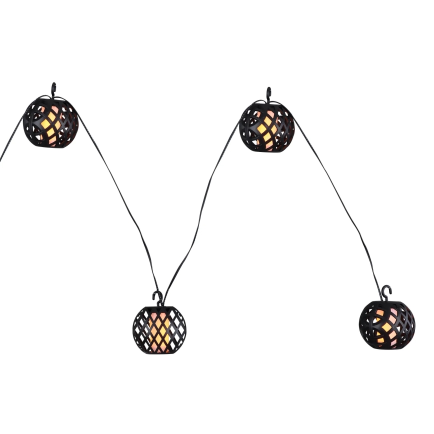 Globo - LED Saules enerģijas dekoratīva virtene 98xLED/0,1W/3V 410 cm IP44