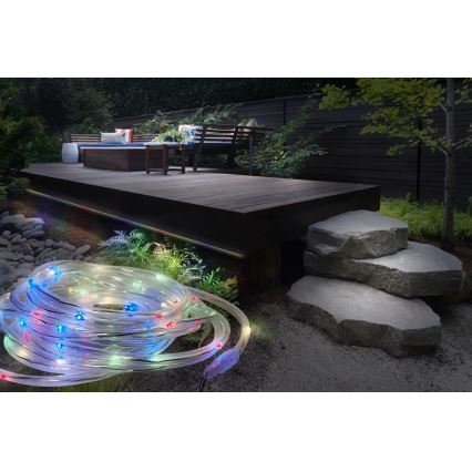 Globo - saules LED virtene, 1,2 V, IP44, 4,9 m, 600 mAh