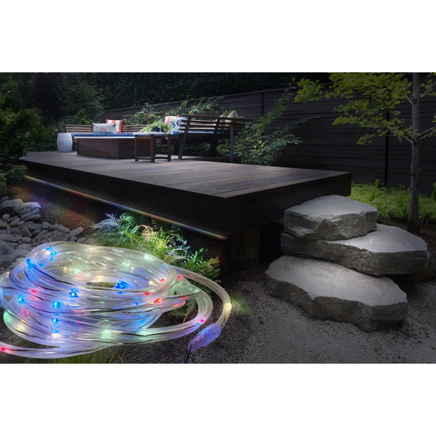 Globo - saules LED virtene, 1,2 V, IP44, 4,9 m, 600 mAh