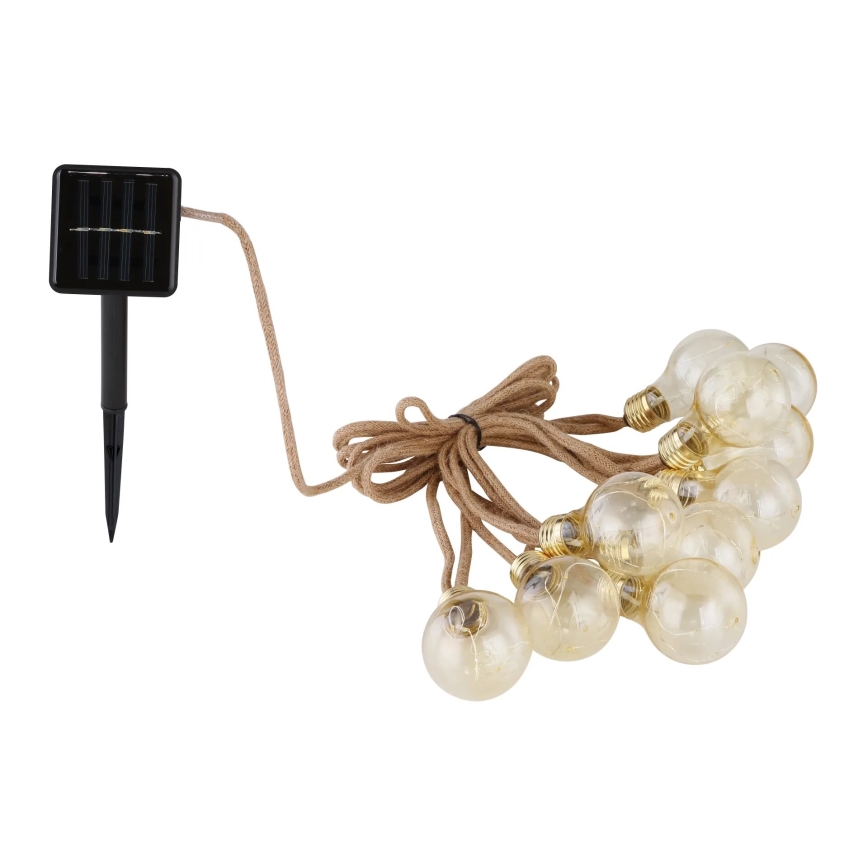 Globo - LED Saules enerģijas dekoratīva virtene 50xLED/0,06W/3,2V 570 cm IP44