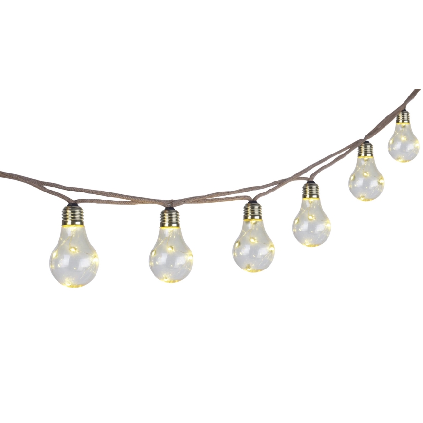 Globo - LED Saules enerģijas dekoratīva virtene 50xLED/0,06W/3,2V 570 cm IP44