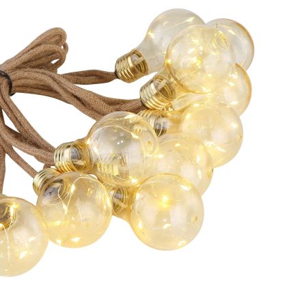 Globo - LED Saules enerģijas dekoratīva virtene 50xLED/0,06W/3,2V 570 cm IP44